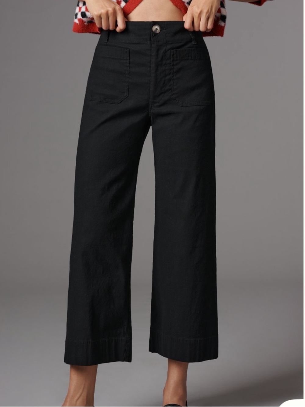 Colette Magic Fabric Crop Wide Leg pant